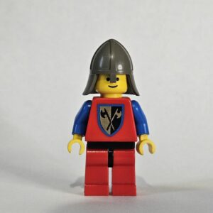 Crusader Axe - Red Legs with Black Hips, Dark Gray Neck-Protector